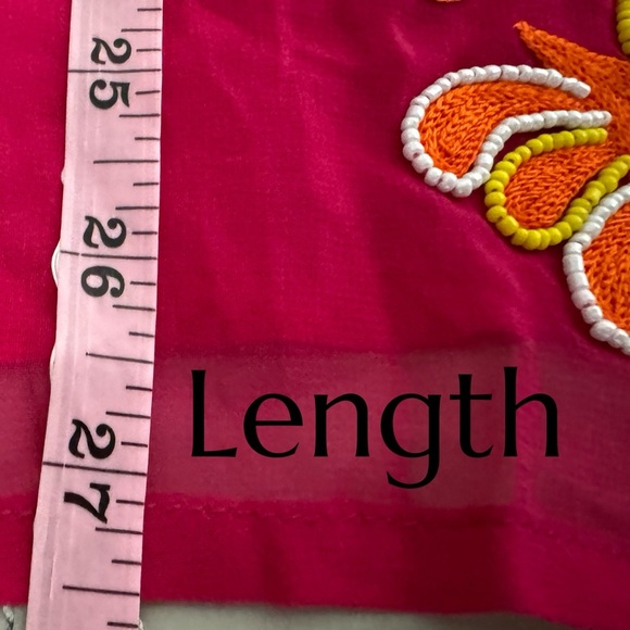 New Boston Proper Resort Embroidered Sheer Tunic Top Womens Sz XXS MSRP $129 - Picture 12 of 12